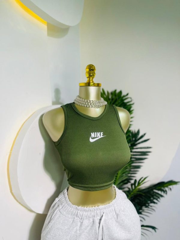 Sportswear Chill Knit Woman Tight Cropped Mini-Rib Tank Top